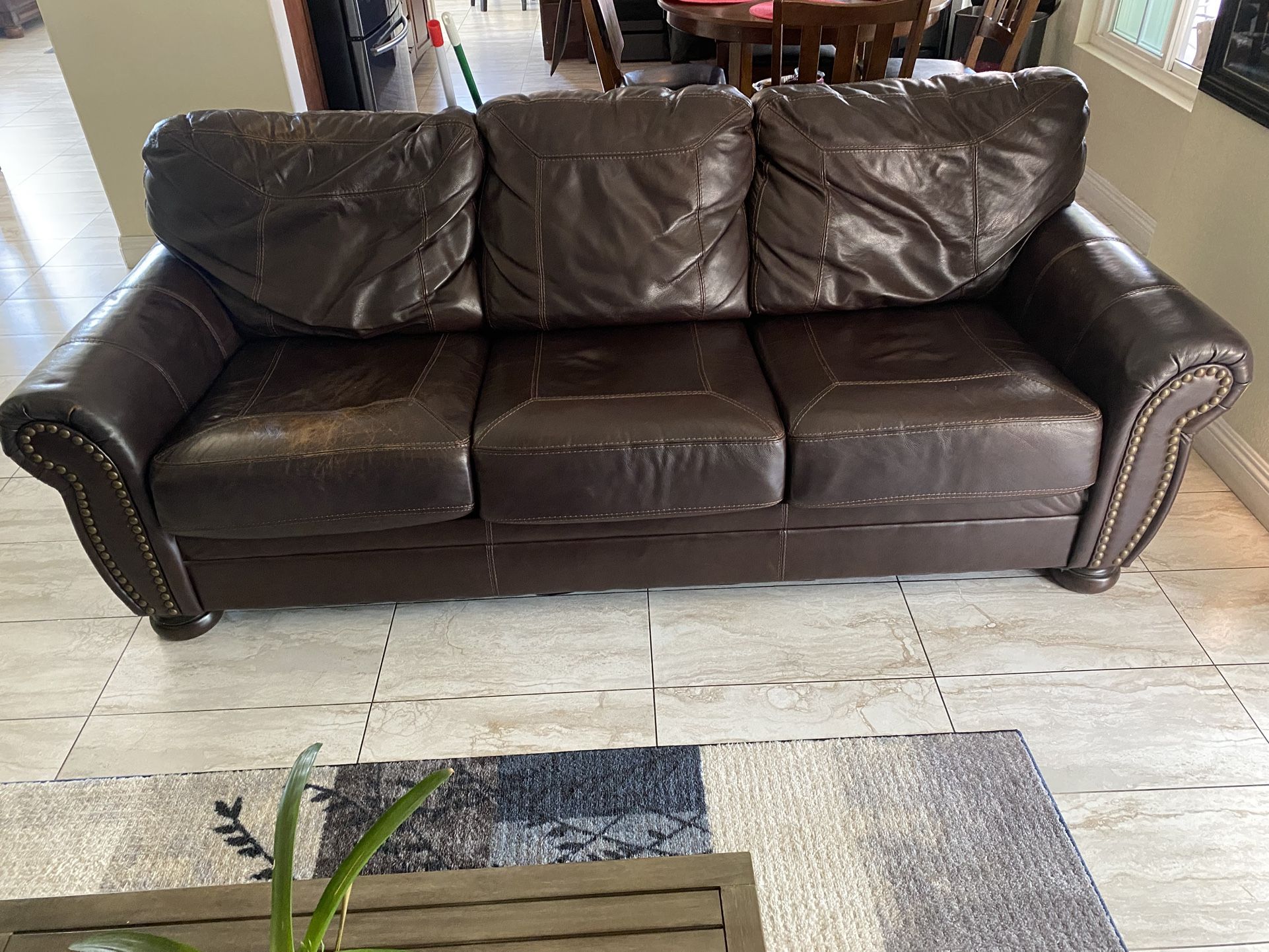 Leather Sofa And Loveseat