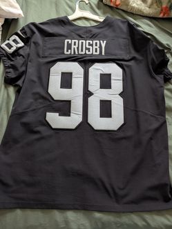 Nike Raiders Maxx Crosby Vapor Elite Jersey #98 Size 52