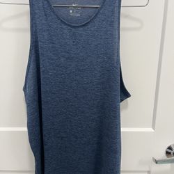 Nike Ladies Dri-Fit Tank Top - Dark Blue - Size XL