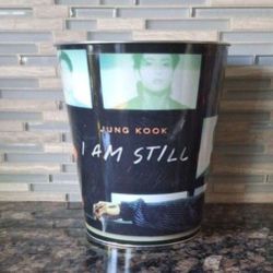 Popcorn Bucket BTS Jungkook I Am Still -  New