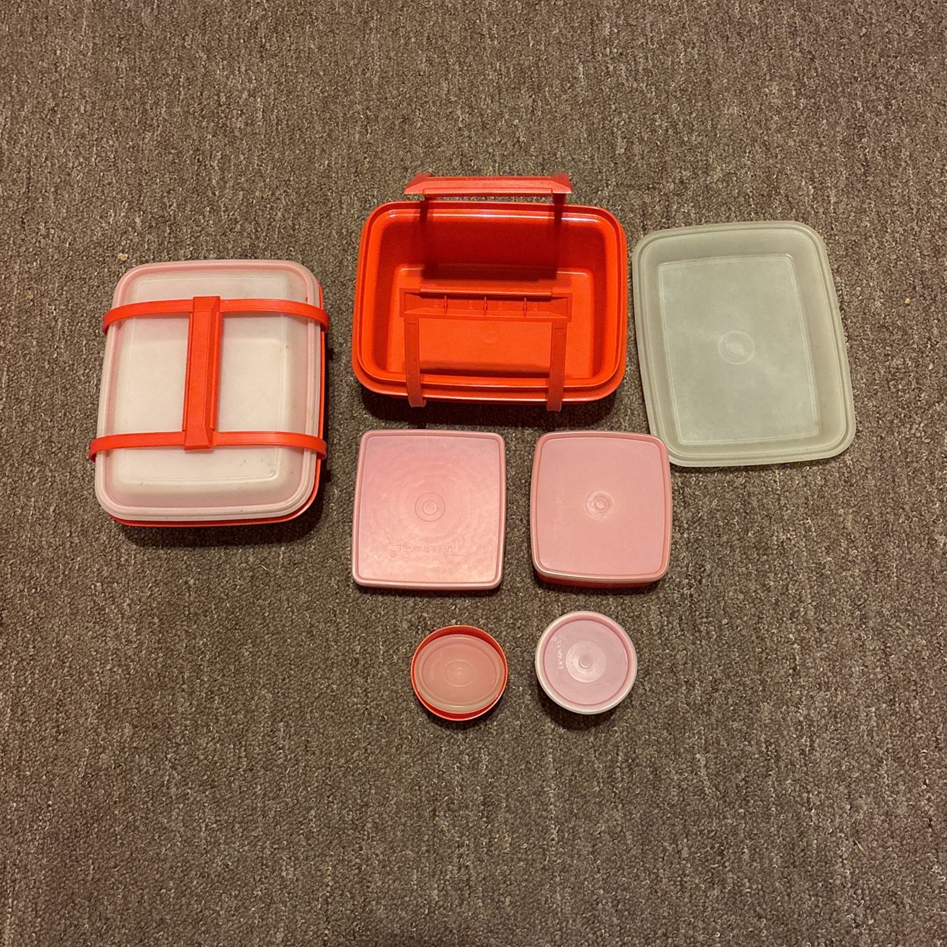 2 Tupperware Lunch Box