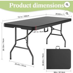 Folding 6’ Table