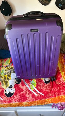 Kenneth Cole Reaction Purple Hard Shell Luggage