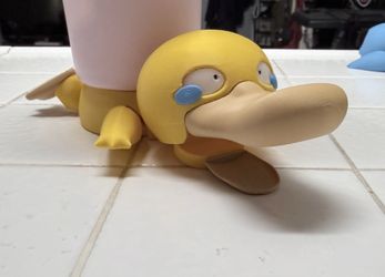 Psyduck Moving Coaster Cup Holder - 3D Printed Pokémon Coaster Cup Holder Mug Holder