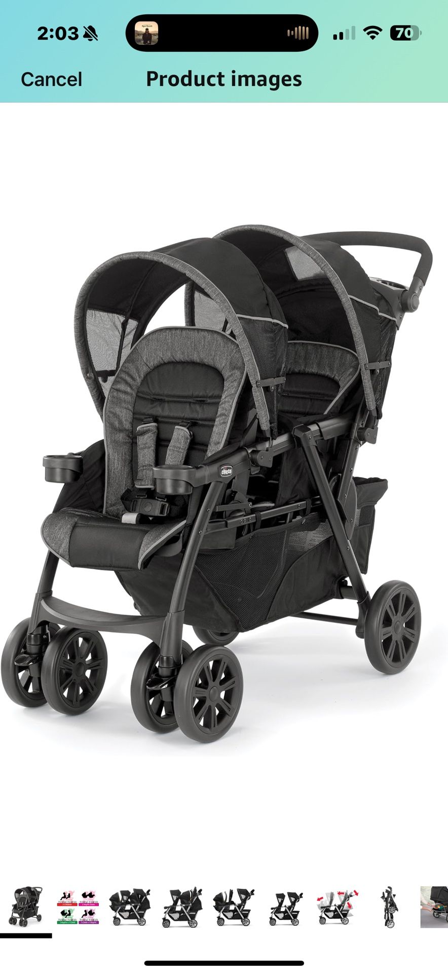 Chicco Cortina Together Double Stroller