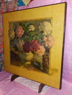 ANTIQUE DISPLAY MAX STRECHENBACH WOOD FOLDING TABLE