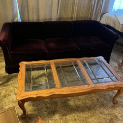 Beautiful Vintage Medium Oak Coffee Table 
