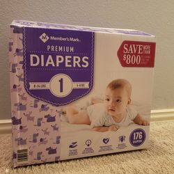 Members Mark Size 1 Diapers