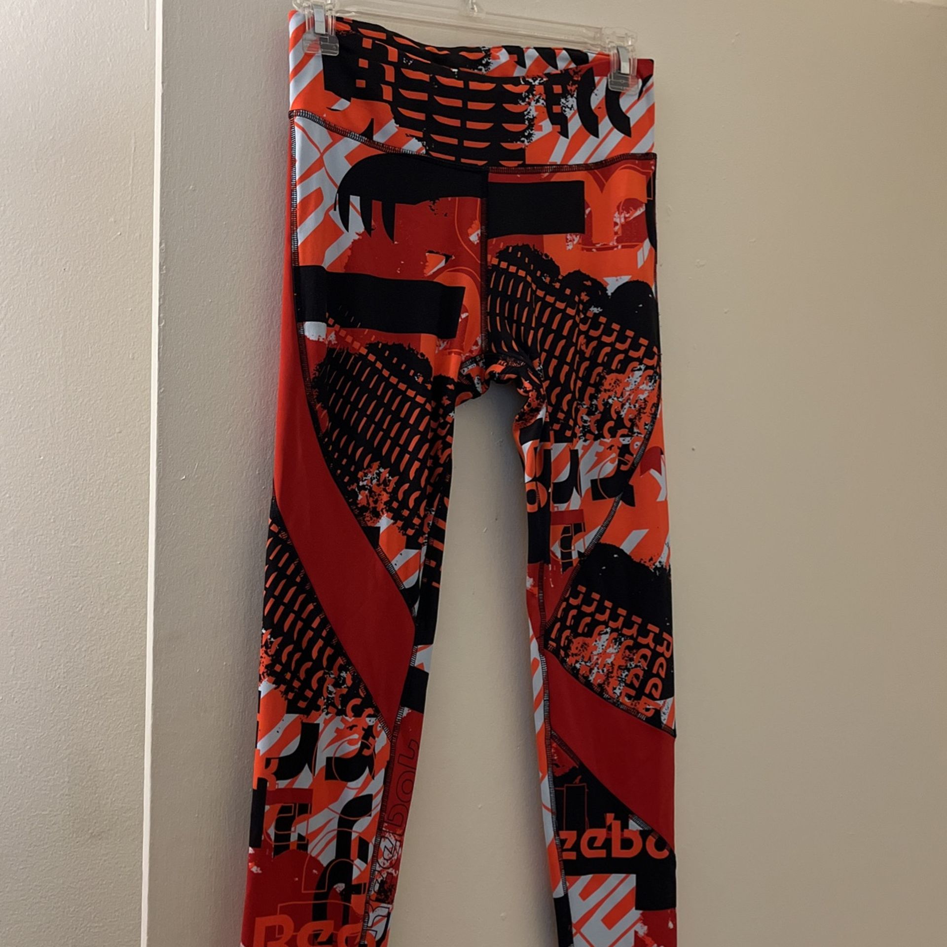 Black And Orange Leggings 