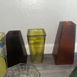 Flower Pot Vases, Glass Ceramic