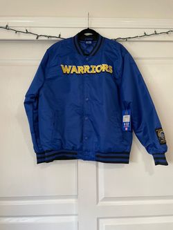 Golden State Warriors NBA Satin Bomber Jacket ultragame brand
