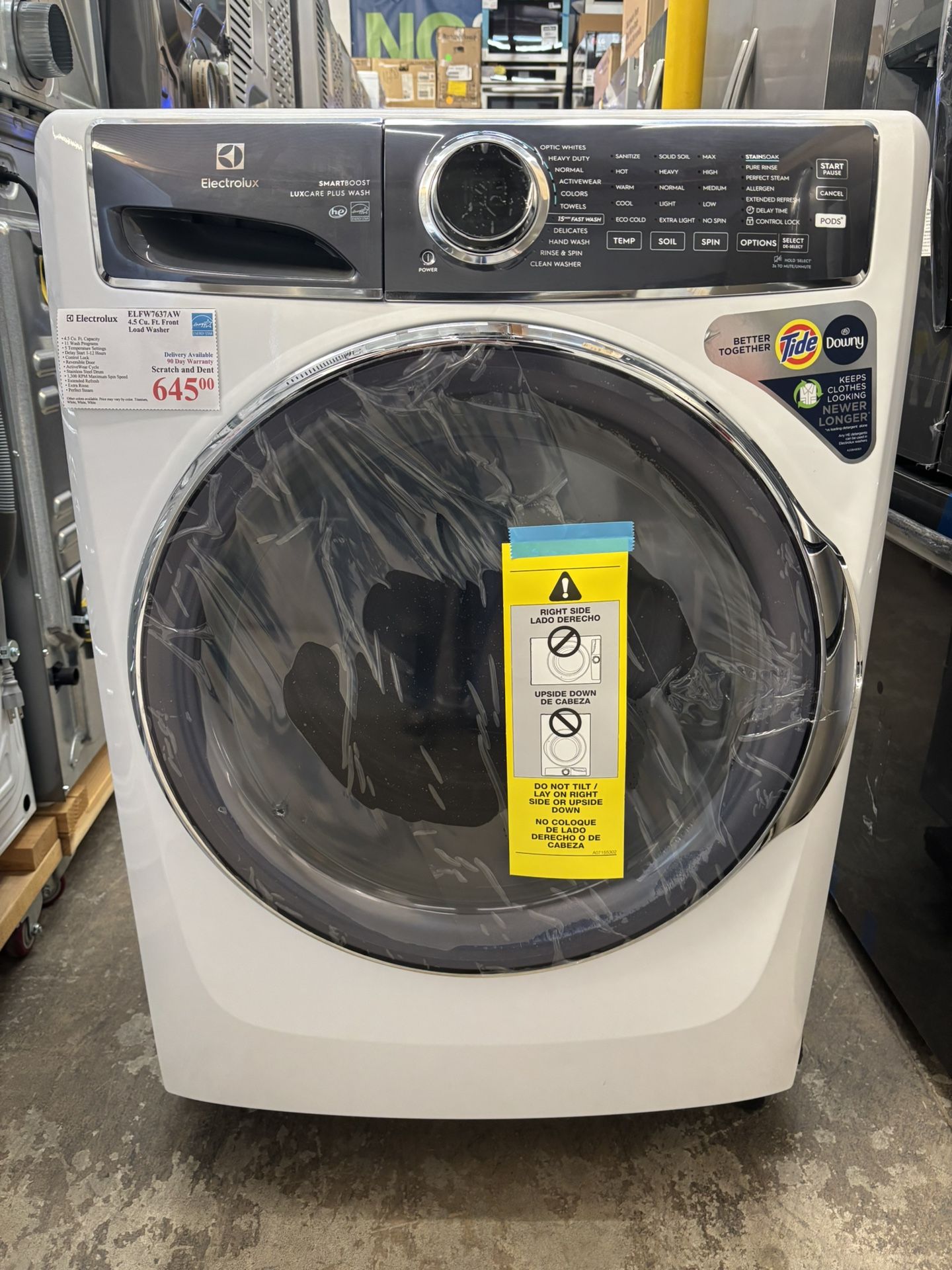 New Electrolux 27” Front Load Washer