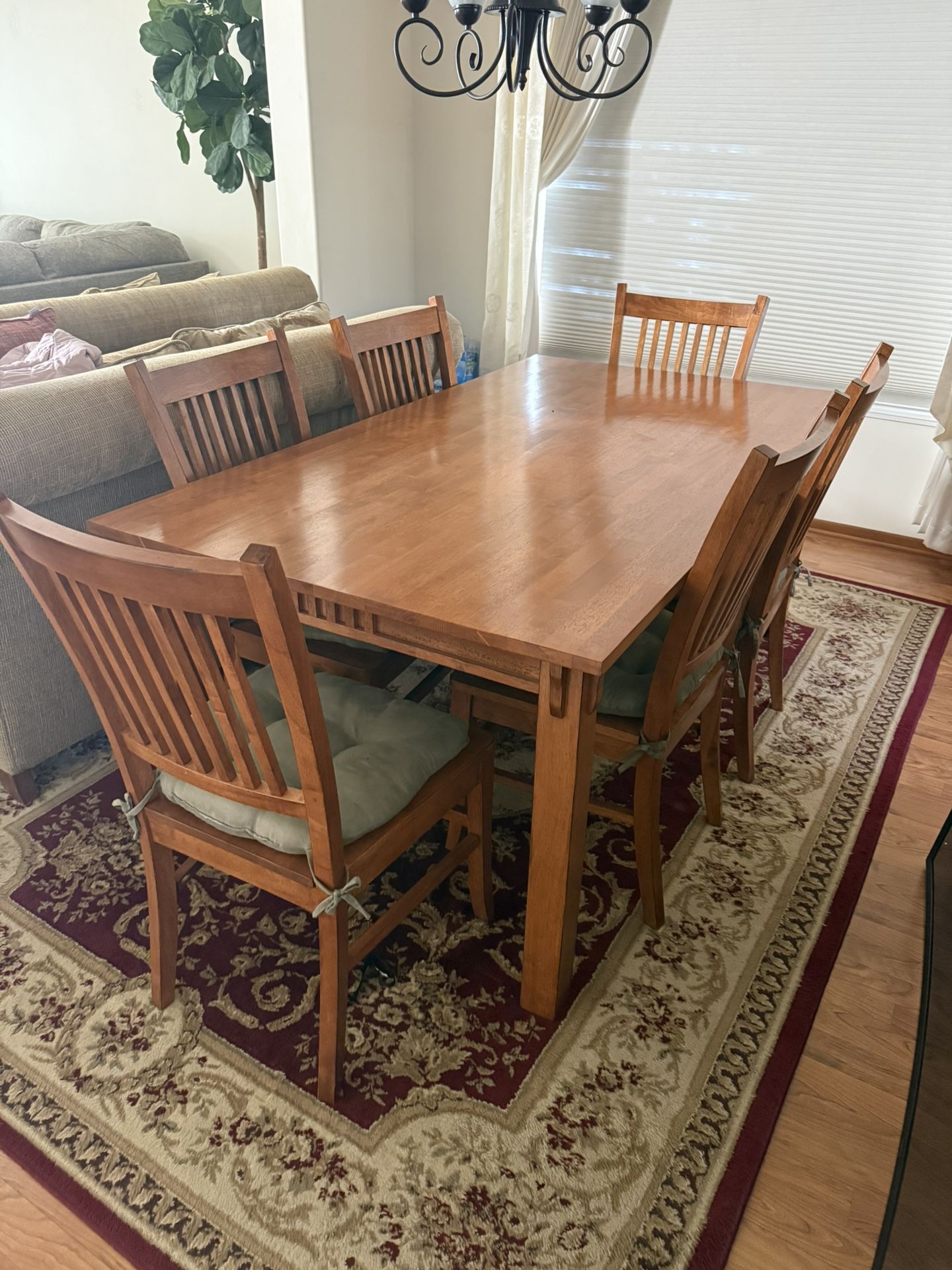 table and dining room dresser