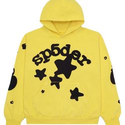 Gold / Black Beluga Sp5der Hoodie