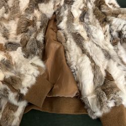 Wilson’s Leather Rabbit Fur Coat