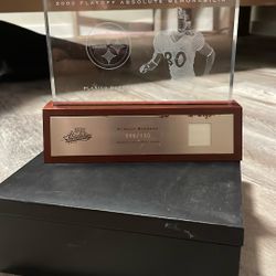 2003 Absolute Memorabilia Plaxico Burress Patch Plaque