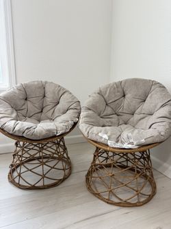 Kids Papsan Rattan Style Chairs