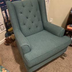 Green/blue rocking Chair