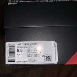 Nike Dunk High Acid Wash