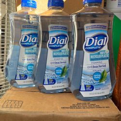 3 Bottles Dial Complete Foaming Antibacterial Hand Soap