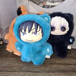 Jiu Jitsu Kaisen Plush Keychains Labubu Style 
