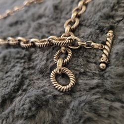 Sterling Heavy Necklace 18"