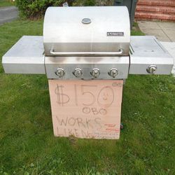 Stainless Steel Grill Like New