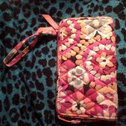 Vera Bradley Pink Floral Wallet