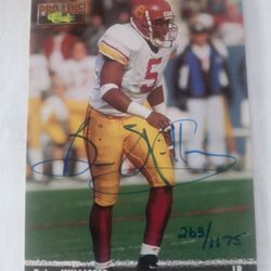 Brian Williams Rookie Autograph Card 