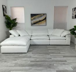 Sectional Couch – White Modular Cloud