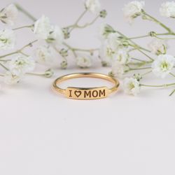 14k Mom Ring 