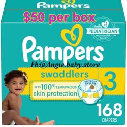 Pampers Swaddlers Size 3 Jumbo Box