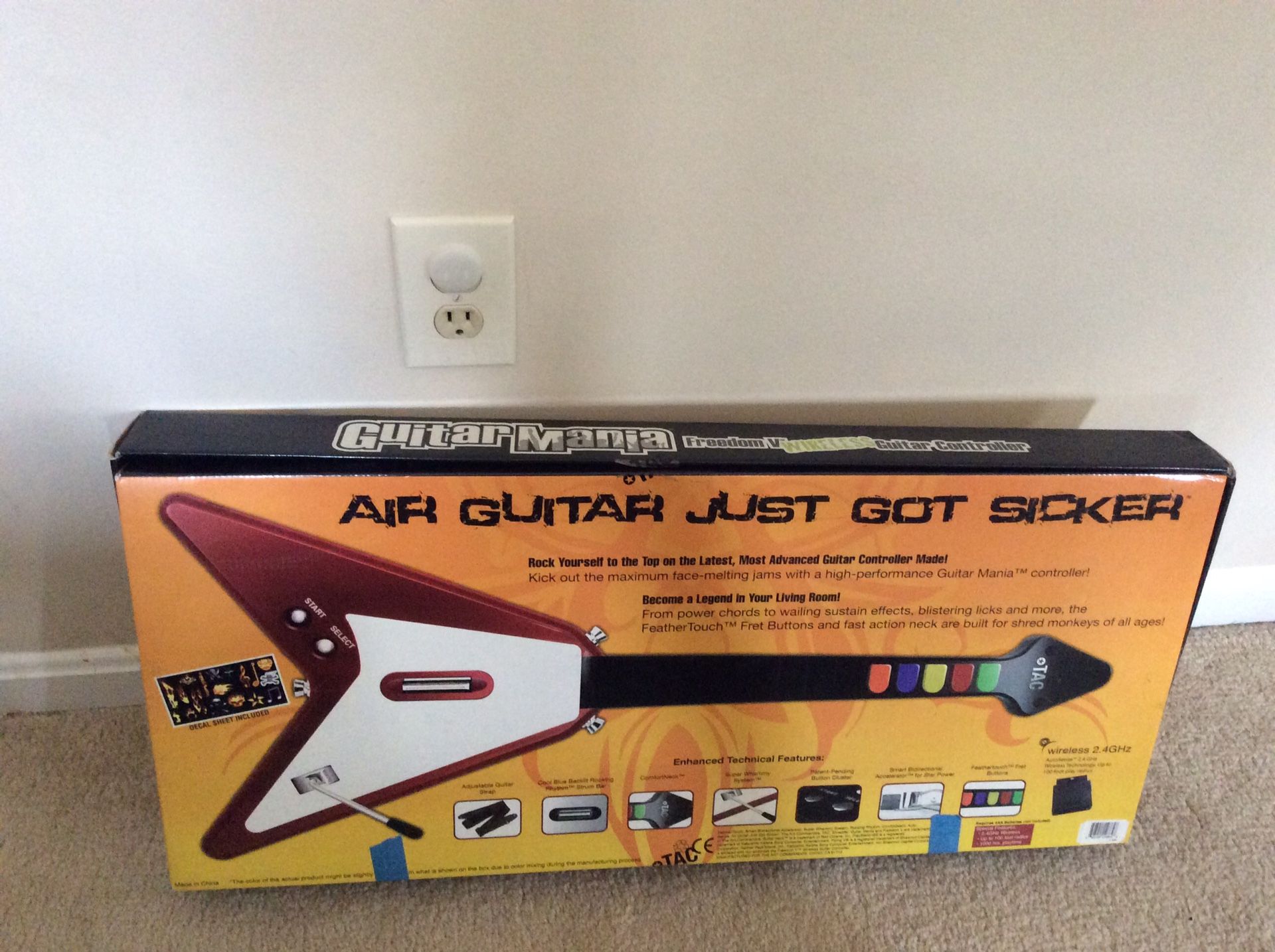 Guitar mania freedom v wireless Guitar controller item #333560270375