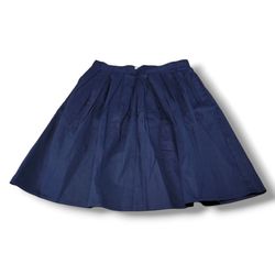 New Grace Karin Skirt Size Large W32" Waist Pleated Skirt A-Line Skirt Blue NWT Measurements In Description 