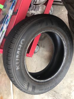 Used tire barley got use out of it