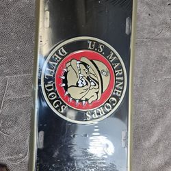 US MARINES CORPS LICENSE PLATES 