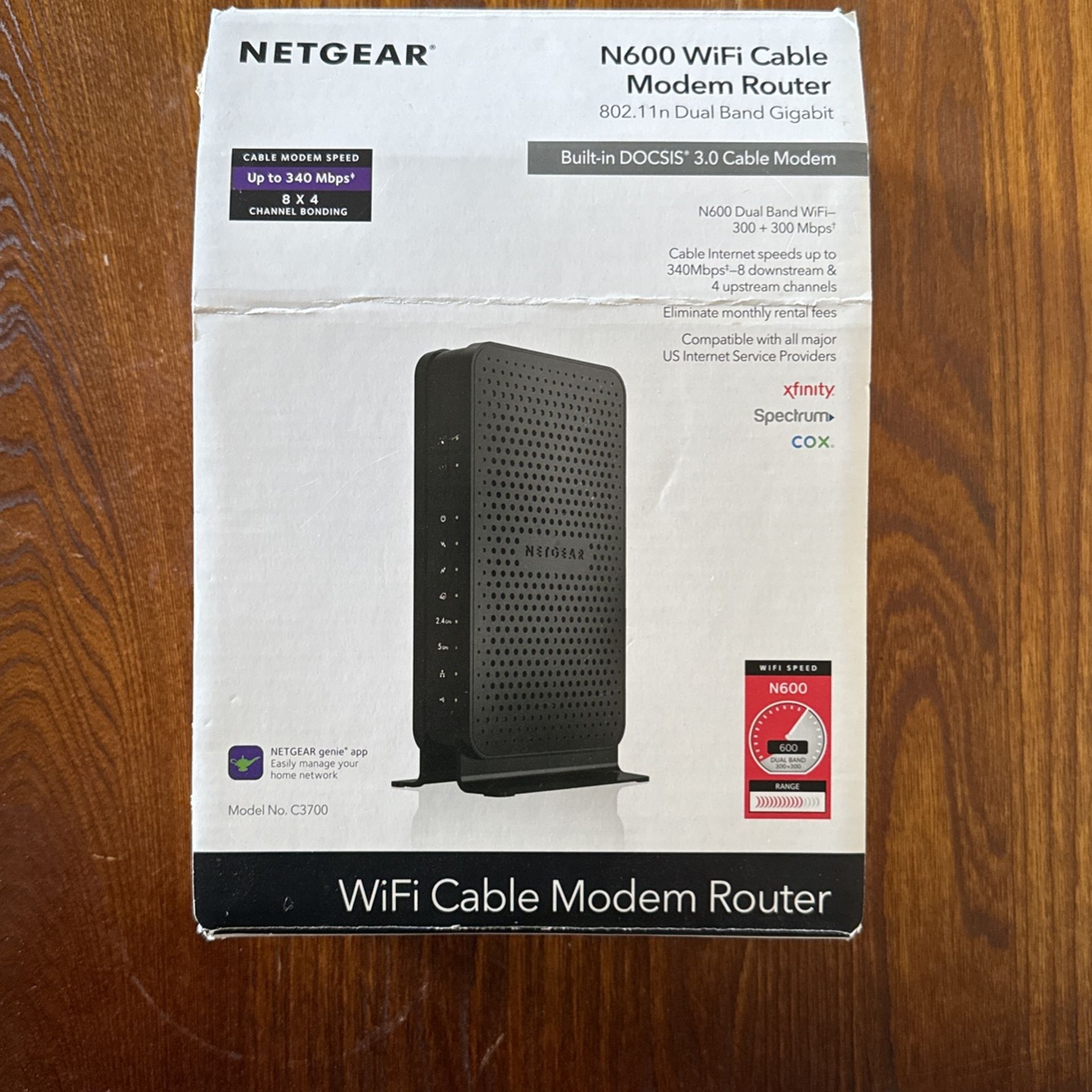 Netgear N600 WiFi Modem Router