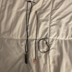 necklaces and bracelet