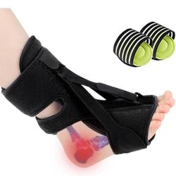 Plantar Fasciitis Night Splint, Plantar Fasciitis Brace for Plantar Fasciitis Relief, 3 Adjustable Straps Double Effect Plantar Fasciitis Relief, Nigh