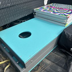 Cornhole Boards And Beer Pong Table