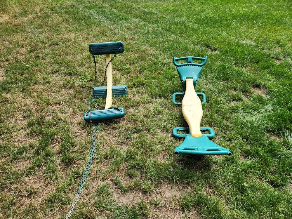 Two See Saw Swings