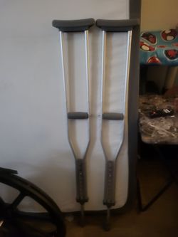 Crutches new