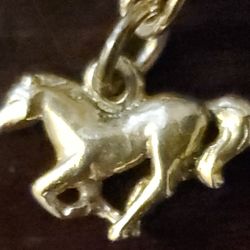 James Avery 14K Gold Vintage Retired Ultra Rare 3D Running Horse Charm 