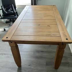 Large Hard Wood Table