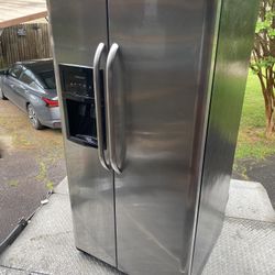 Used Stainless Refrigerator 