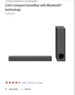 Sony bar sound ( Bluetooth)