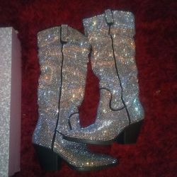 Western Knee High Boots