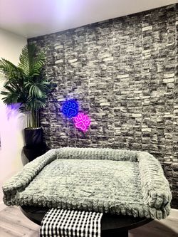 BEDSURE ORTHOPEDIC PET SOFA XLARGE WOLF GREY 😍🩶🐾