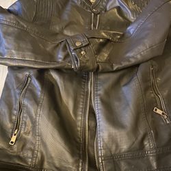 Bleu Grandeur Leather Jacket