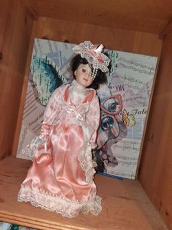 Vintage porcelain doll